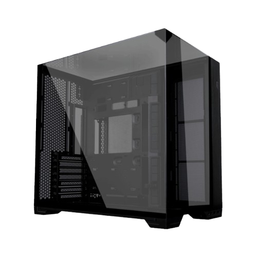 Lian Li O11 Vision Compact BLACK/WHITE Tempered Glass ATX PC Case