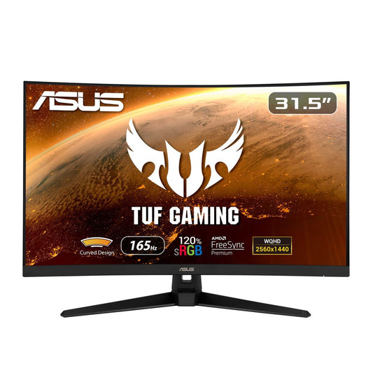 ASUS TUF Gaming VG32VQ1B Curved Gaming Monitor 31.5 inch WQHD (2560x1440), 165Hz(Above 144Hz), Extreme Low Motion Blur - ASUSVG32VQ1B