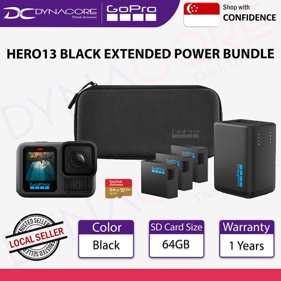 GOPRO HERO13 BLACK EXTENDED POWER BUNDLE - CHDRB-134-RW - 810116383931