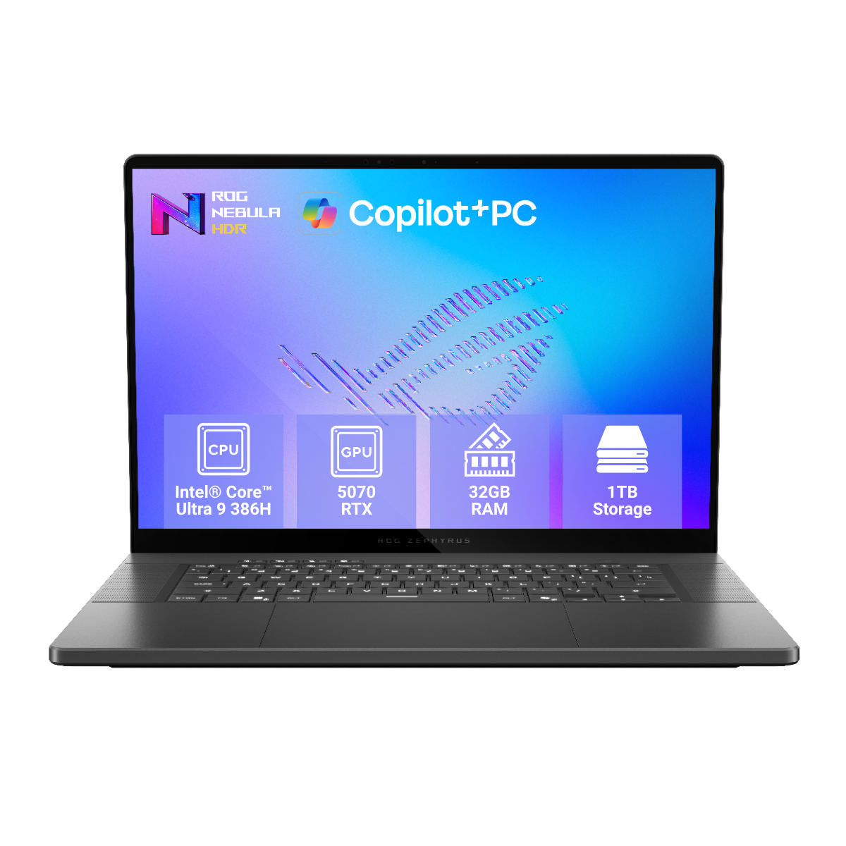 ASUS ROG ZEPHYRUS G16 - GU606AP-TB050W 16IN 2.5K OLED ULTRA 9 386H 32GB RAM 1TB SSD RTX 5070 WIN 11 HOME - GU606AP-TB050W