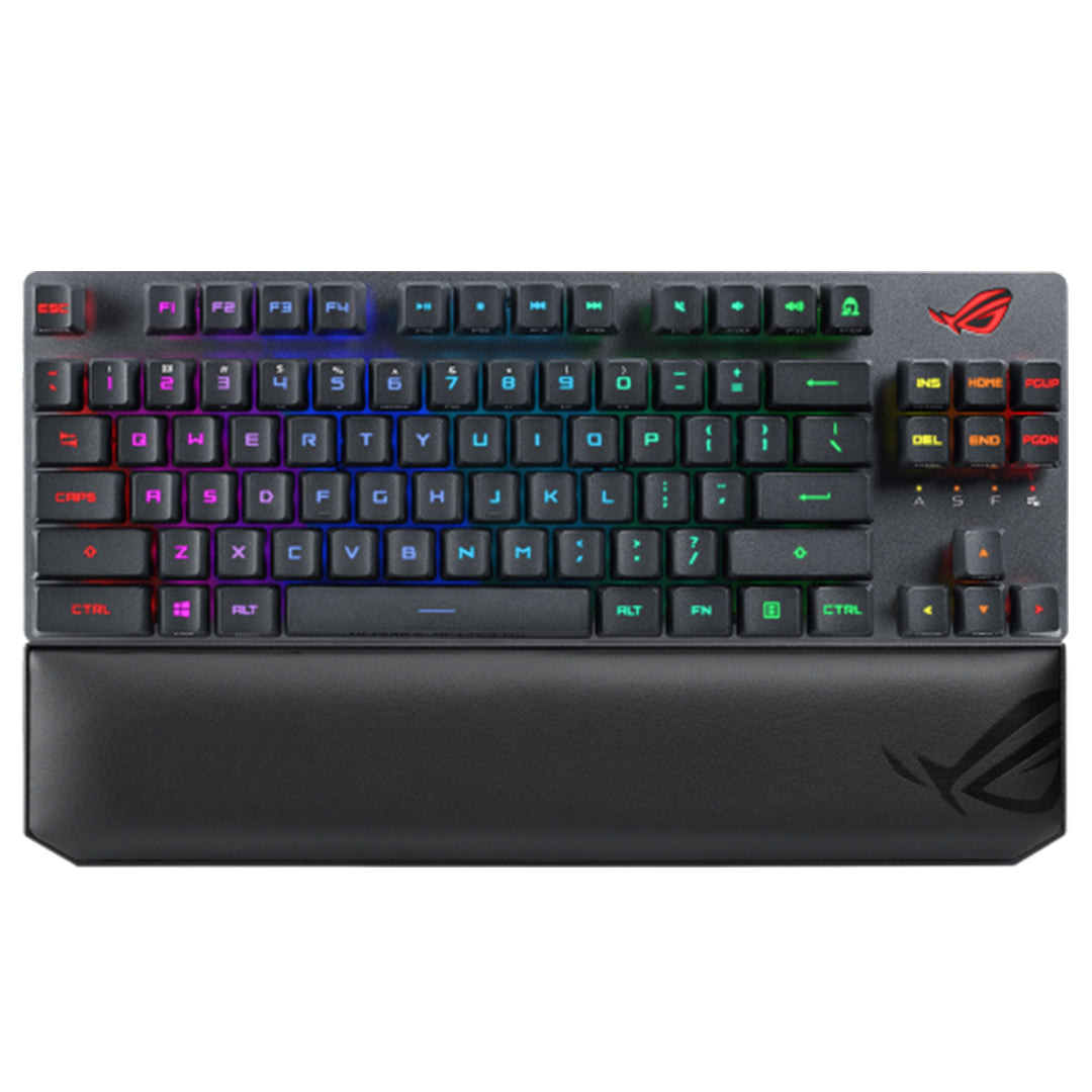 ASUS ROG Strix Scope RX TKL Wireless Deluxe Gaming Keyboard - RX Red Mechanical Switch - 195553322034