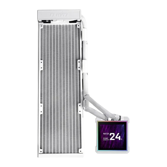 Lian Li Hydroshift II LCD-S 360N White All-in-One Fanless CPU Cooler with LCD - 4718466021410