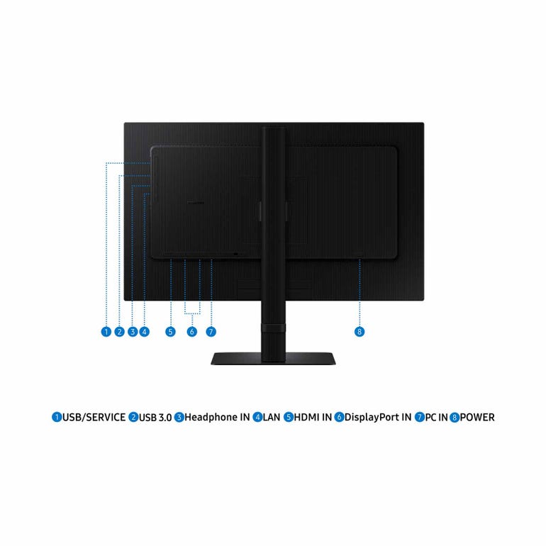 SAMSUNG LS24D604UAEXXS Flat 24IN HEIGHT ADJUSTABLE PD VIEWFINITY S6 - LS24D604UAEXXS