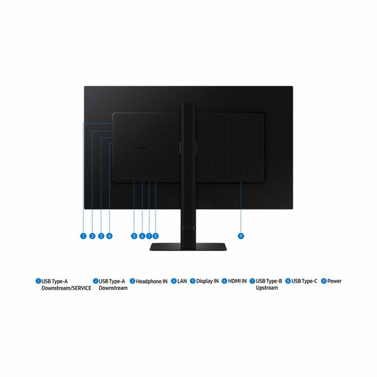 SAMSUNG LS32D804UAEXXS Flat 32IN 4K HEIGHT ADJUSTABLE VIEWFINITY S8 - LS32D804UAEXXS