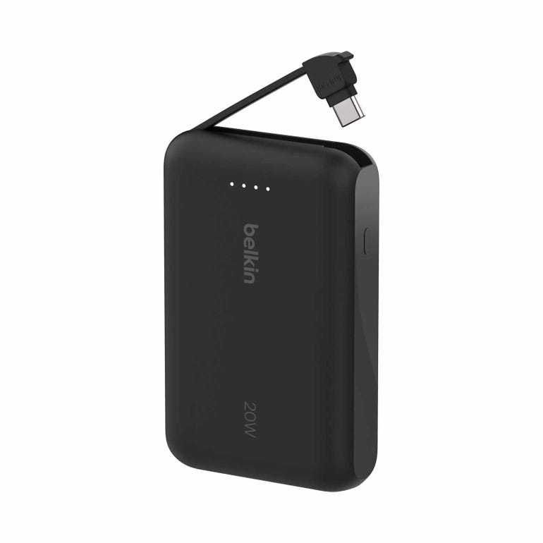 BELKIN BPB021FQBK POWERBANK 10K W/ CABLE BLACK PD 20W - 745883899425