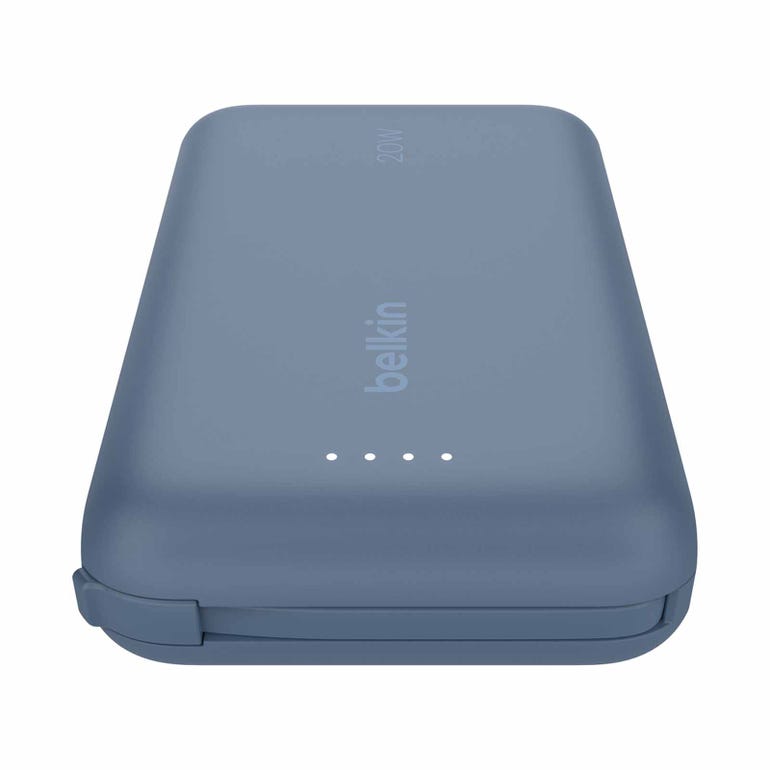 BELKIN BPB021FQBL POWERBANK 10K W/ CABLE BLUE PD 20W - 745883896370