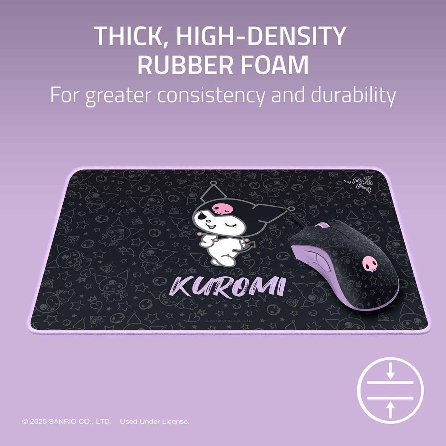 RAZER RZ83-03850400-B3M1 DEATHADDER ESSENTIAL AND GOLIATHUS MOUSE MAT BUNDLE - KUROMI EDITION - FRML PACKAGING - 8887910063507