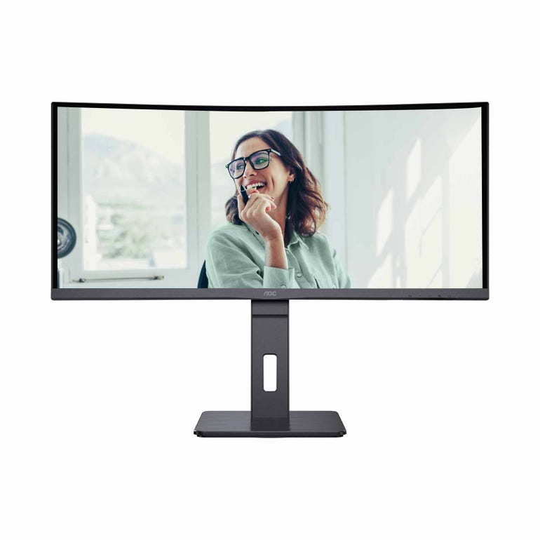 AOC CU34P3CV 34IN WQHD VA CUVRED USB-C DOCKING MONITOR - AOCCU34P3CV