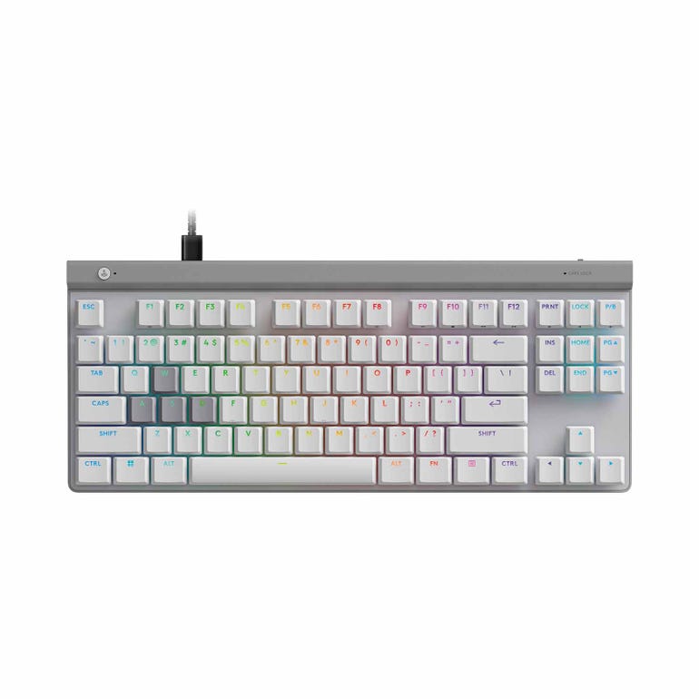 LOGITECH G515 WHITE RAPID TLK LOW-PROFILE ANALOG GAMING KB(2YRS) - 097855207418