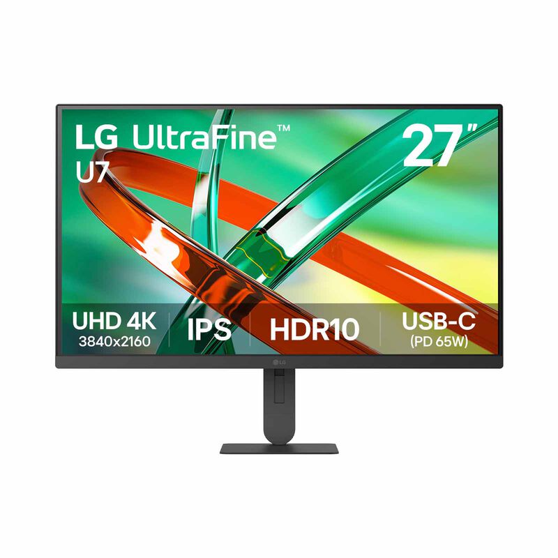 LG 27U730B-B 27 ULTRAFINE U7 4K UHD IPS USB-C PD 65W MONITOR WITH TILT/HEIGHT STAND - LG27U730B-B