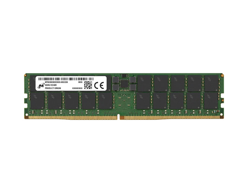 Micron DDR5-6400MHz RDIMM 2Rx4 CL52 (32Gbit) Single Pack - 128GB - 649528939920
