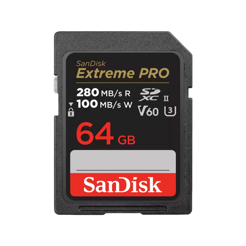 SanDisk Extreme Pro microSD Card V60 UHS-II 64GB - 619659202125