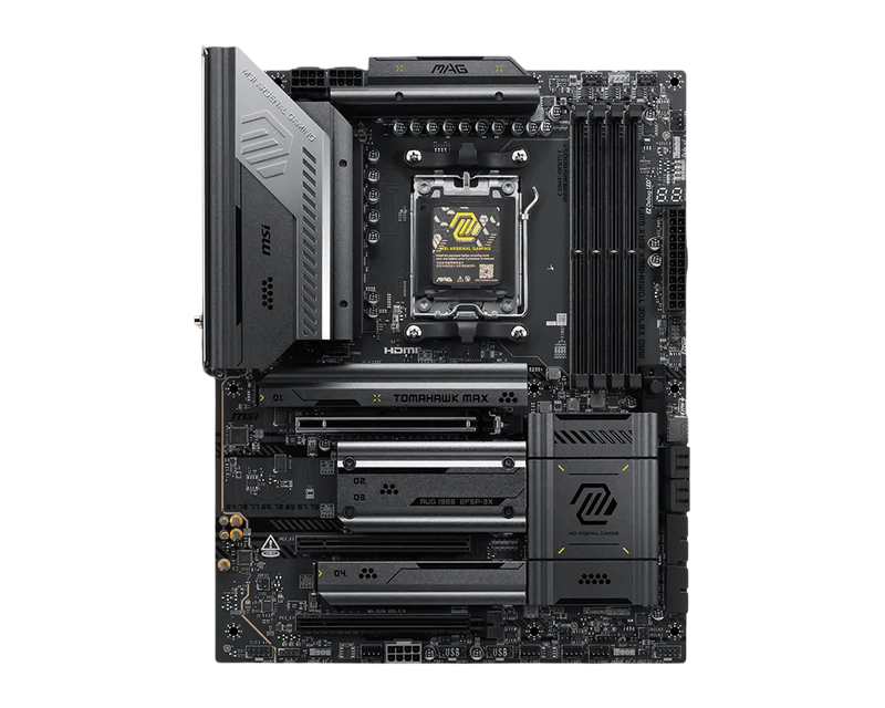 MSI MAG X870E TOMAHAWK MAX WiFi AM5 DDR5 PCIe 5.0 ATX Motherboard - 4711377409063