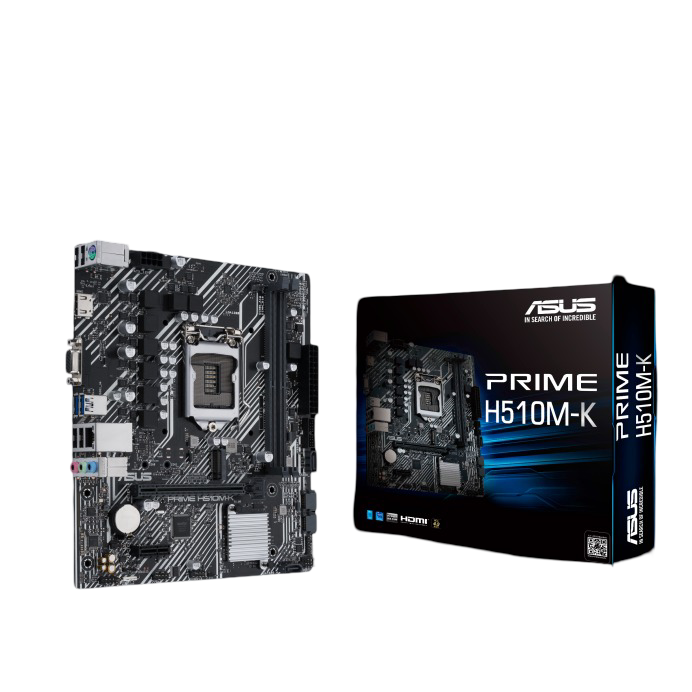 Asus Prime H510M-K Intel H470 1200 Micro ATX DDR4 Motherboard - 4711387113196