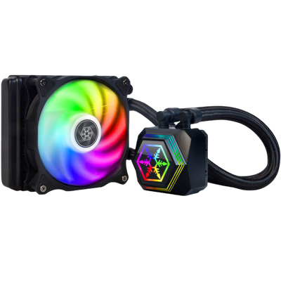 SilverStone PF120-ARGB Permafrost 120mm All in One Multi-Chamber Addressable RGB CPU Liquid Cooler - SST-PF120-ARGB