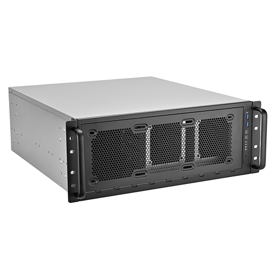 SilverStone RM45-360 4U Rackmount Server Casing with Flexible Front Panel Design - SST-RM45-360