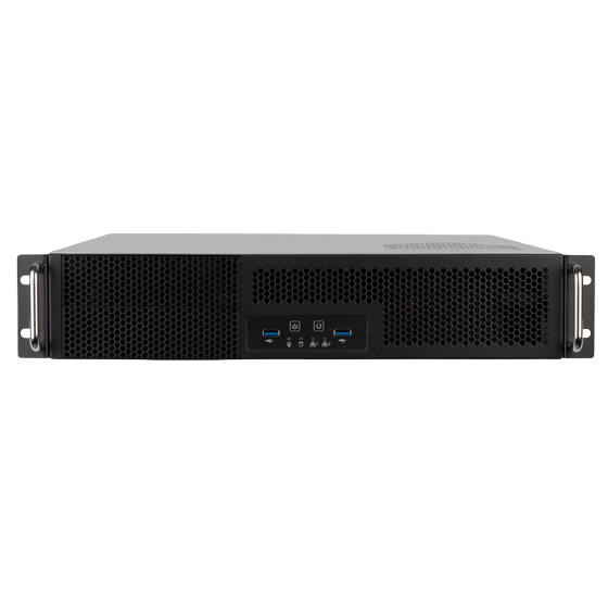 SilverStone RM23-502 2U dual 5.25" drive bay rackmount industrial storage server ATX Casing with USB 3.1 Gen1 interface - SST-RM23-502