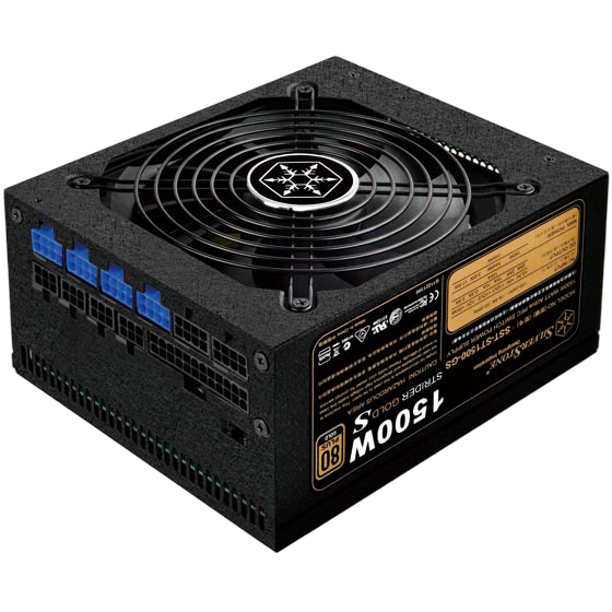 SilverStone ST1500-GS 1500W 80 Plus Gold ATX PC Power Supply - SST-ST1500-GS