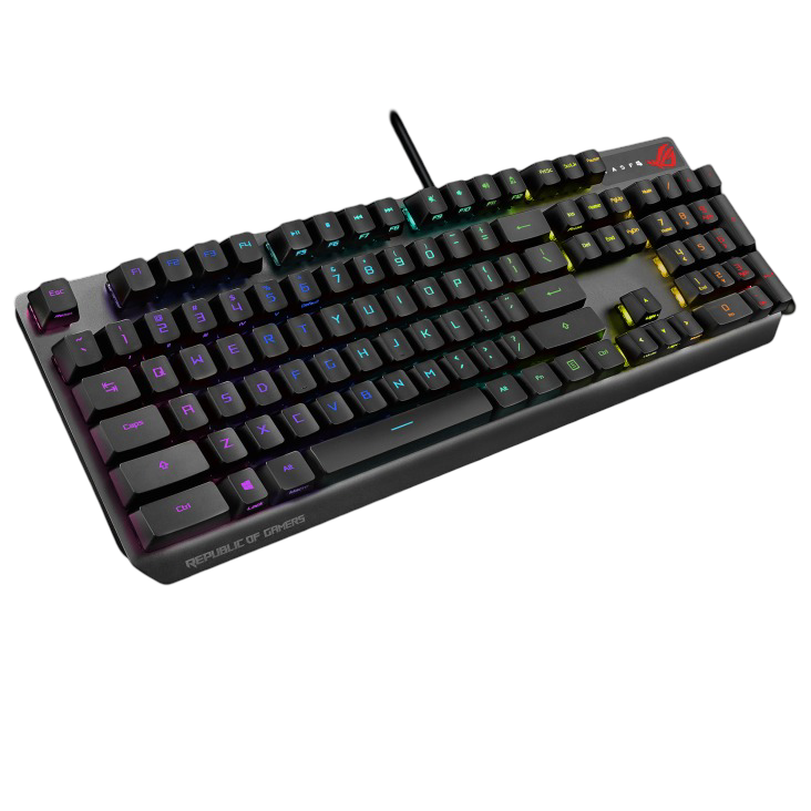 ASUS ROG Strix Scope RX Optical RGB Gaming Keyboard with ROG Red Optical Mechanical Switch, Windows 10/11 OS - 192876812907
