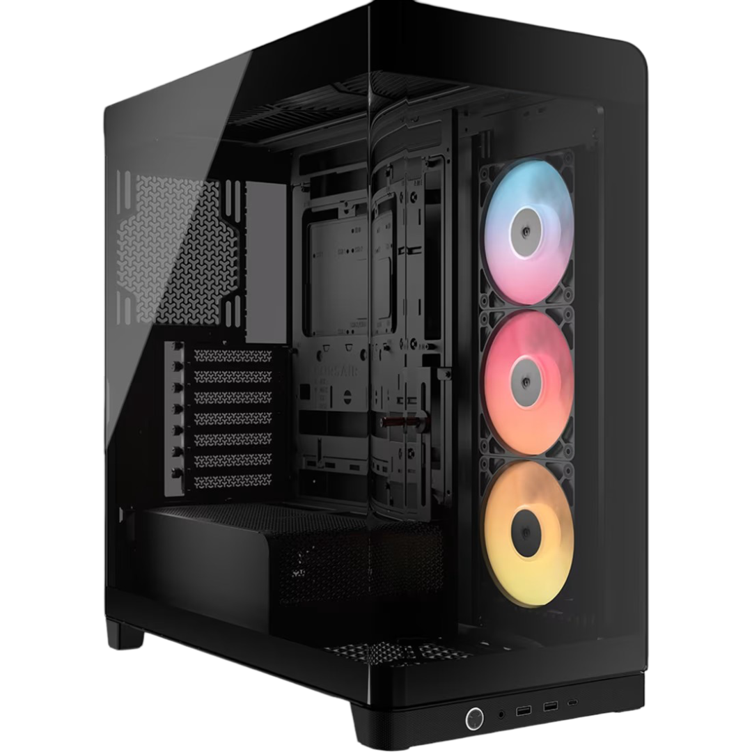 Corsair Frame 4500X RS-R ARGB Panoramic Glass Mid-Tower PC Case Black - CRFRAME4500XRSARGBBK