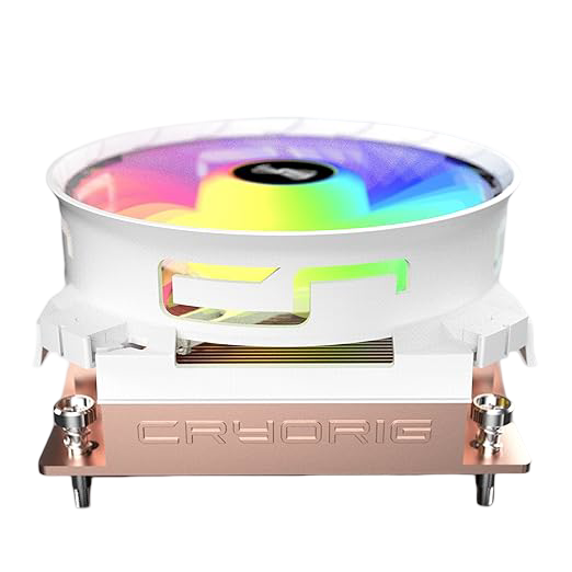 CRYORIG C5 CU Vapor Chamber Low Profile CPU Cooler ARGB 180W Full Copper Fin Stack - 4719692701510