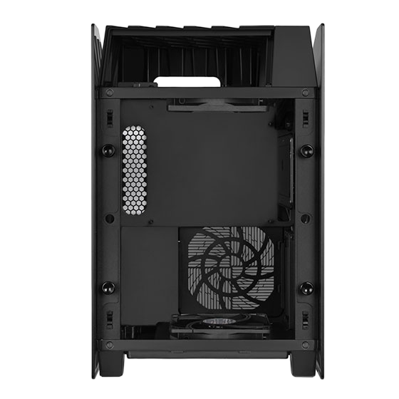 SilverStone LD03B-AF Airflow Version Mini-ITX PC Case Four Side Tempered Glass Panels - SST-LD03B-AF