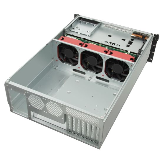 SilverStone RM43-320-RS 4U 20-Bay 2.5" 3.5" HDD SSD Rackmount Storage Server Chassis with Mini-SAS HD - SST-RM43-320-RS