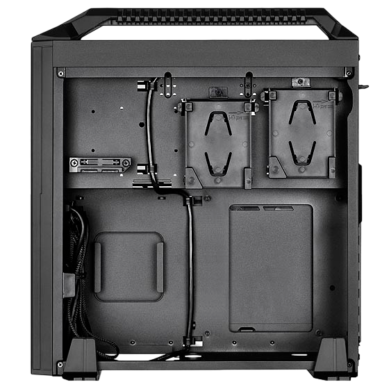 SilverStone ML08B-H Mini-ITX Slim Small Form Factor PC Case with Handle Black - SST-ML08B-H