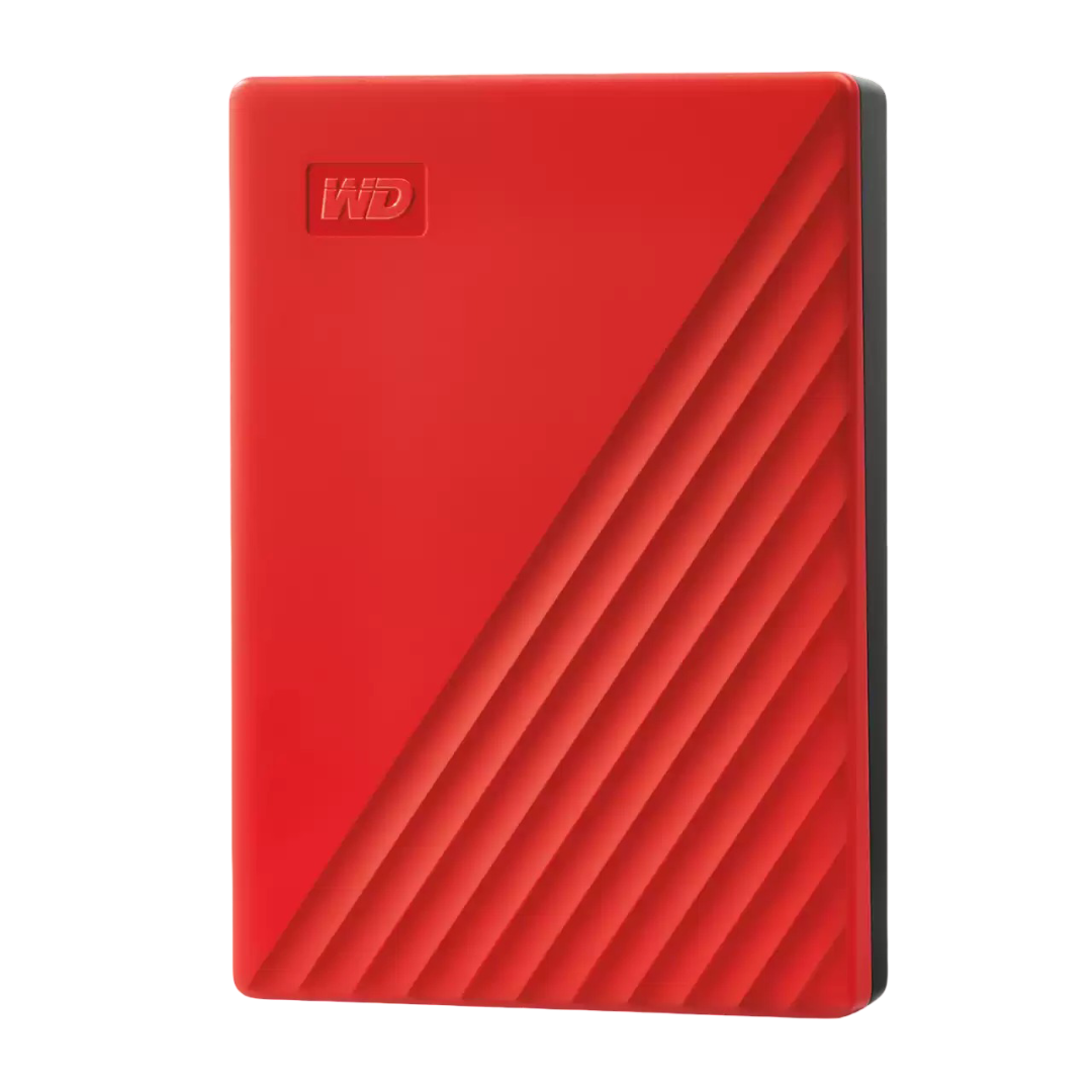 My Passport - 6TB USB 3.2 Gen 1 Portable HDD - RED - 718037903958