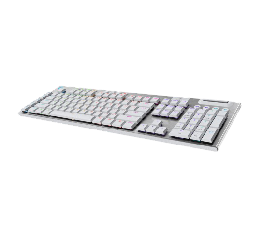 Logitech G915 X Lightspeed Low-Profile Wireless Gaming Keyboard Tactile Switches - White - 97855195081