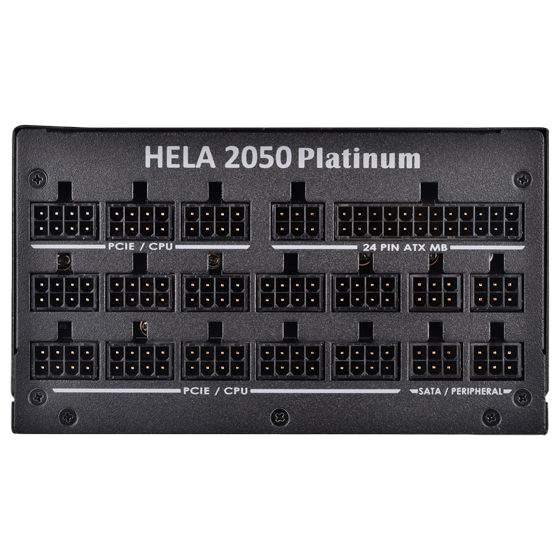 SilverStone HA2050-PT HELA 2050 Platinum Cybenetics 2050W ATX Fully Modular Power Supply - SST-HA2050-PT