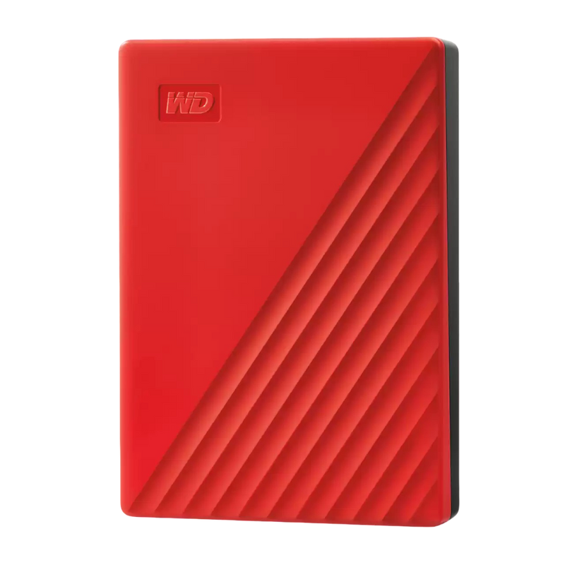 My Passport - 4TB USB 3.2 Gen 1 Portable HDD - RED - 718037870236