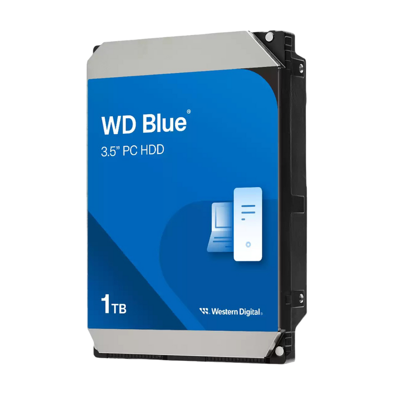 WD Blue 3.5" 1TB PC Desktop HDD 64MB 5400RPM SATA - WD10EARZ