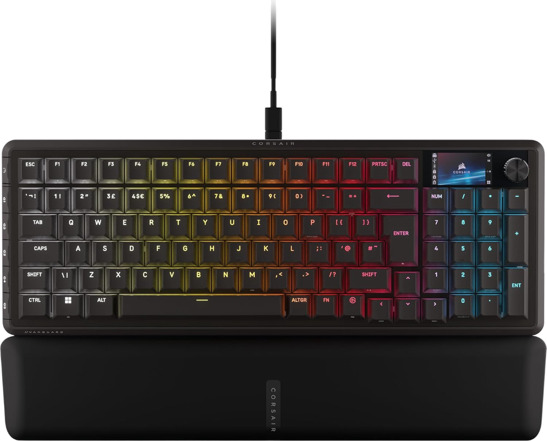 Corsair Vanguard 96 Mechanical Wired Gaming Keyboard Black MLX Quantum Switches - 840440492474