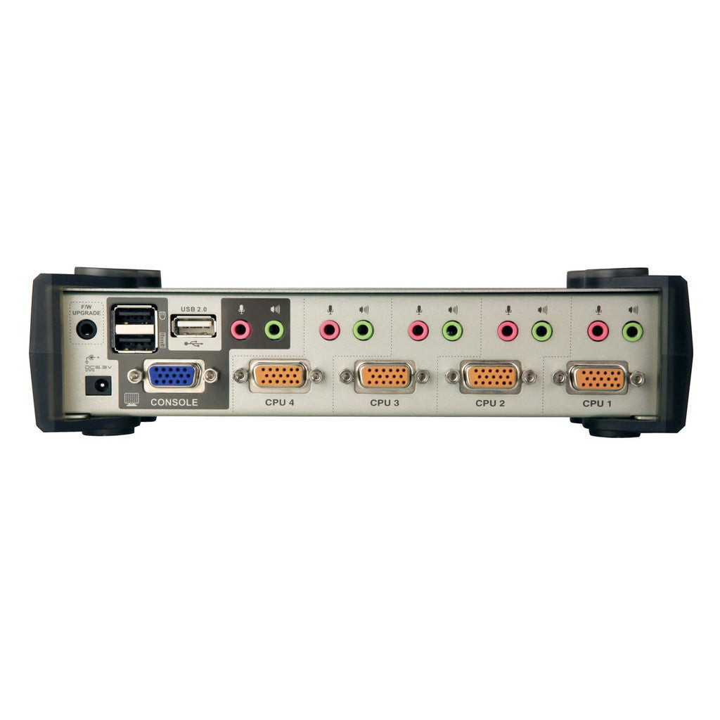 ATEN CS1734B-AT-E 4P PS/2-USB VGA/Audio KVMP Switch W/OSD - 672792112256