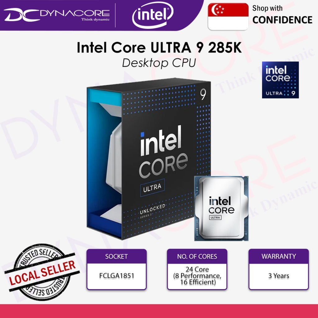 INTEL CORE ULTRA 9 285K 3.2GHz 8+16CORE/20T 36MB CACHE PROCESSOR - 5032037281928