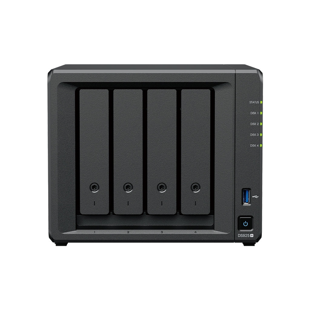 SYNOLOGY DS925+ RYZEN V1500B 4CORE 4GB RAM 4-BAY NAS STORAGE(3YRS