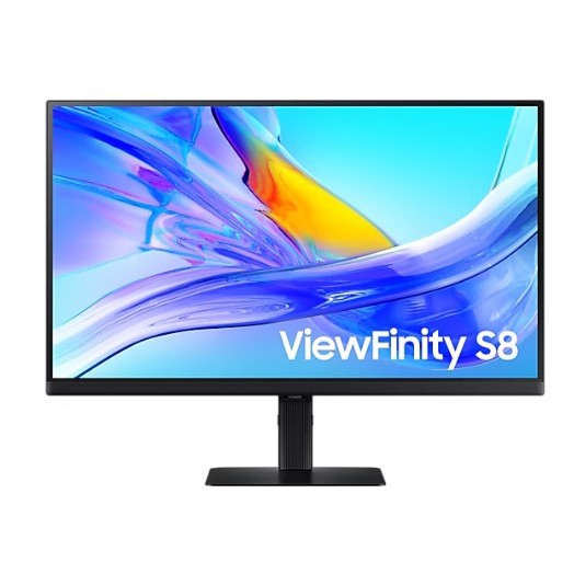 Samsung ViewFinity S8 S80UD 27 UHD USB-C Height Adjustable Monitor - LS27D804UAEXXS