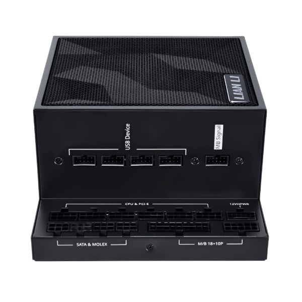 LIAN LI EDGE1000-1000W BLACK ATX3.0 80+ PLATINUM MODULAR PSU(10YRS) - 4718466015235