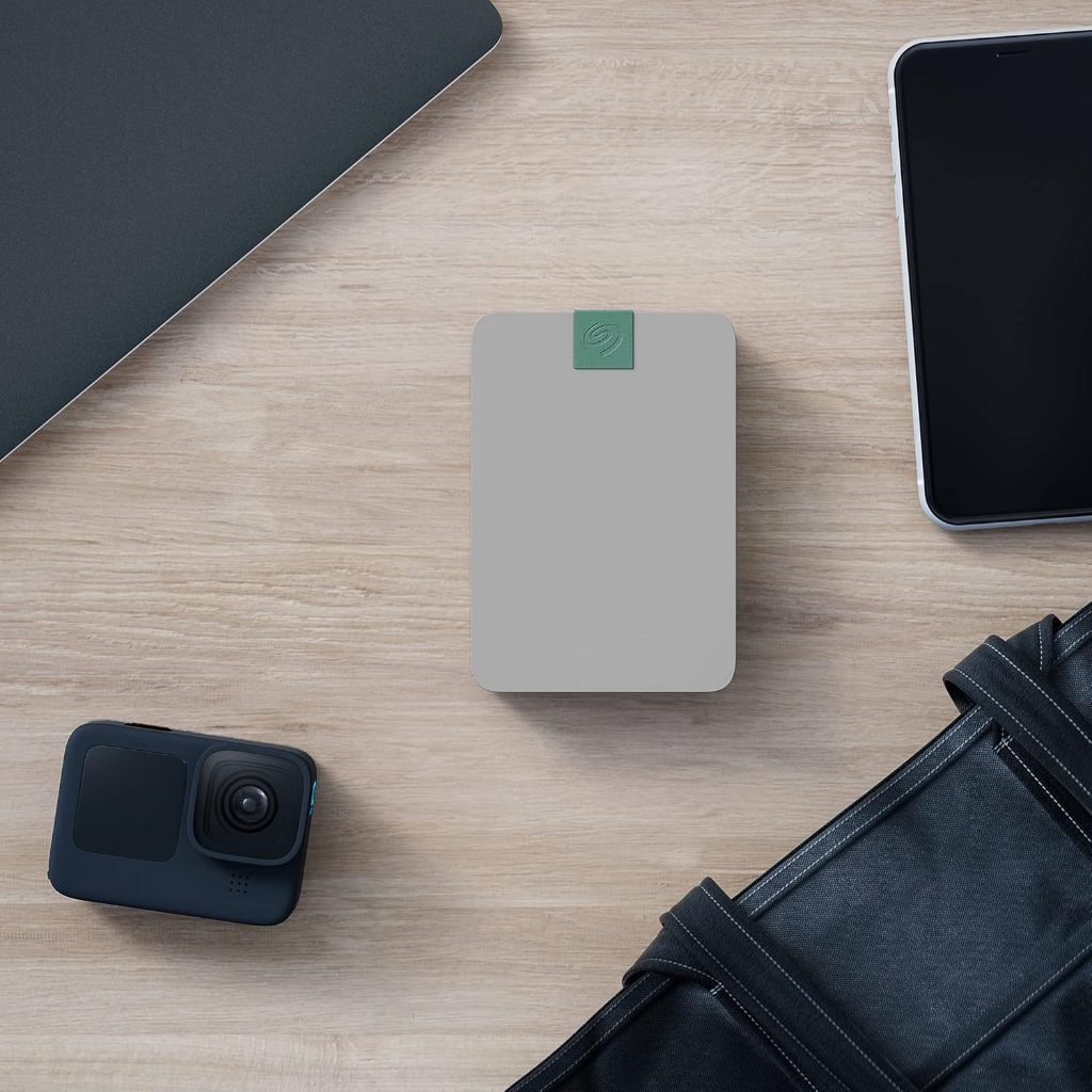 SEAGATE ULTRA TOUCH 4TB PEBBLE GREY TYPE-C PORTABLE HDD - 8719706044394