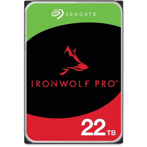 SEAGATE IRONWOLF PRO 3.5"22TB SATA 7200RPM NAS HDD(5YRS BY ONLINE) - ST22000NT001