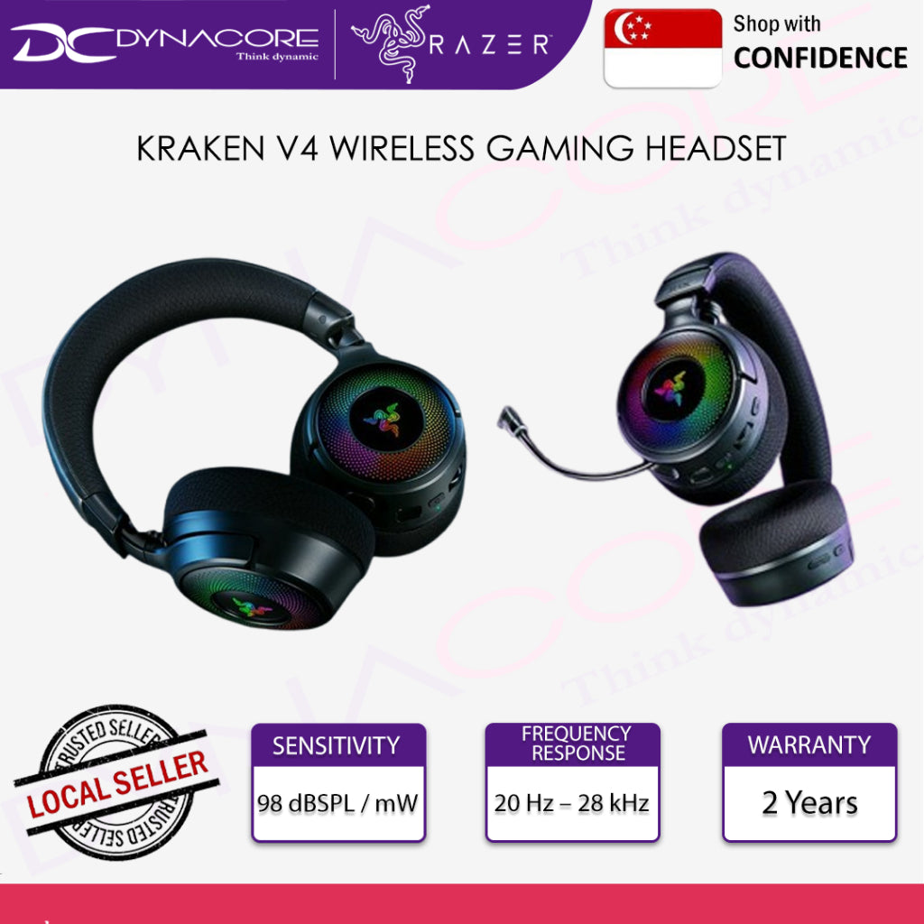 RAZER KRAKEN V4 WIRELESS GAMING HEADSET RZ04-05170100-R3M1 - 8887910060742