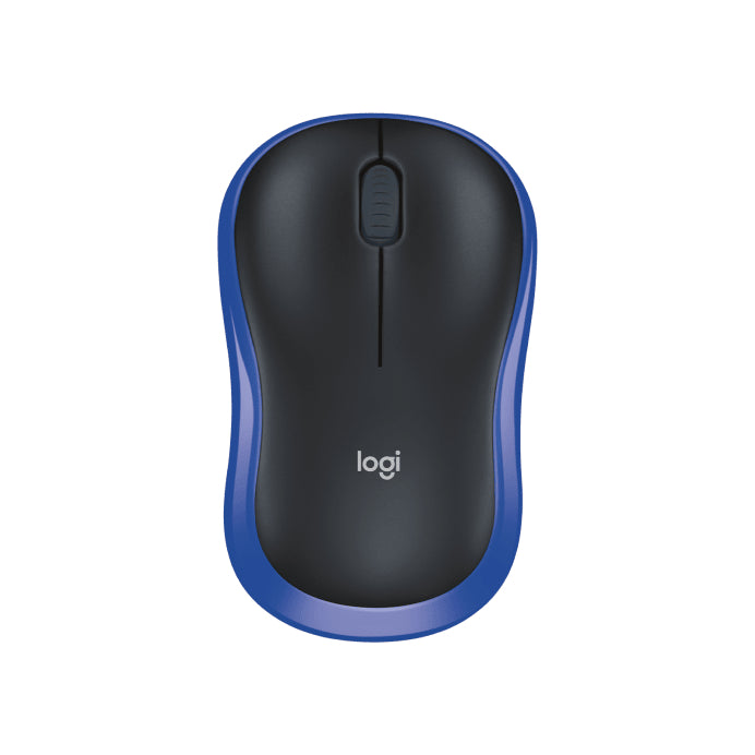 LOGITECH M185 WIRELESS MOUSE BLUE (3Y) - 097855075765