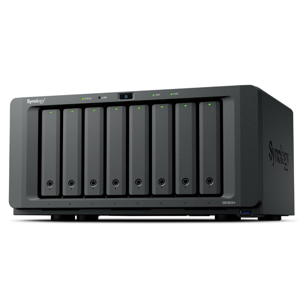 SYNOLOGY DS1825+ RYZEN V1500B 4C 8GB 8-BAY NAS STORAGE(3YRS CARRY-IN)- 4711174726028