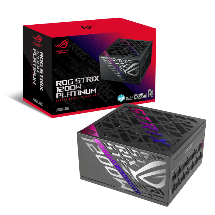 Asus ROG STRIX 1000W / 1200W Platinum ATX 3.1 Fully Modular PSU/Power Supply Unit - 4711387594247,4711387594384