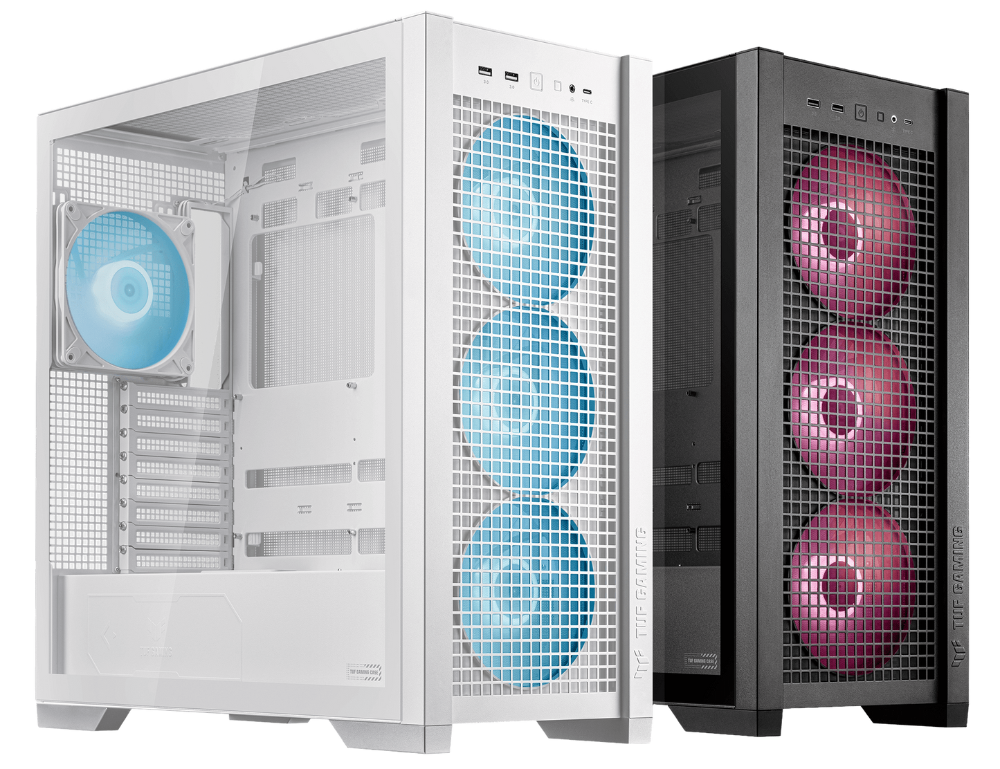 ASUS TUF GAMING GT302 ARGB BLACK / WHITE CASE WITH T.G -197105478725 / 197105478763
