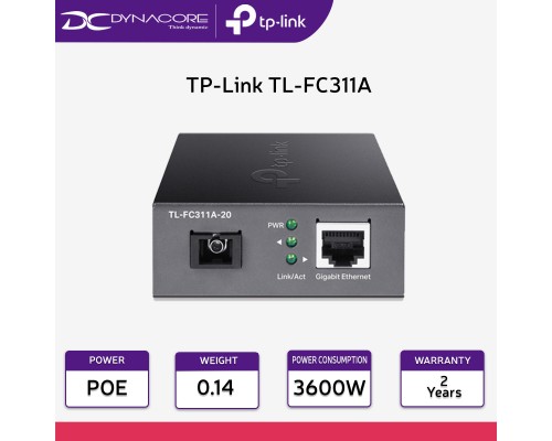 TP-Link TL-FC311A-20 / TL-FC311B -20 Gigabit WDM Media Converter 6935364072919, 6935364072926