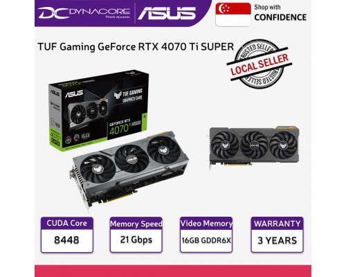 ASUS TUF Gaming GeForce RTX 4070 Ti SUPER 16GB GDDR6X Graphics Card RTX4070 4070Ti - 4711387437858