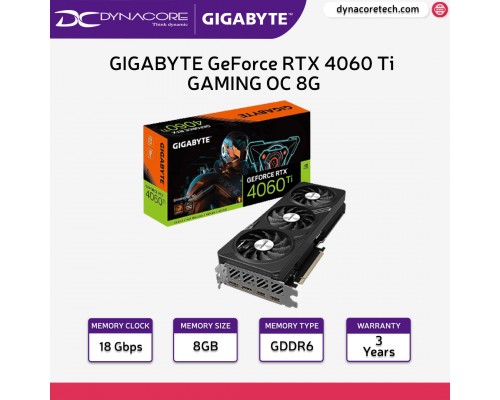 Gigabyte GeForce RTX­­ 4060 Ti GAMING OC 8G 8GB GDDR6 Graphics Card RTX4060 4060Ti - 4719331313456