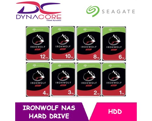 Seagate Ironwolf 8TB  NAS Drive SATA 3.5Inch Internal Hard Drive - ST8000VN004